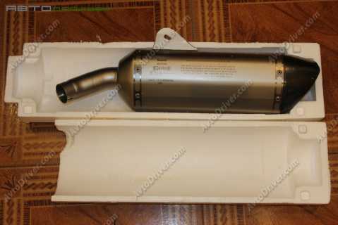 Комплект спортивного глушителя akrapovic BMW 77118544341