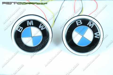 Эмблема BMW для мотоциклов 51148219237 с подсветкой и интегрированным поворотом
