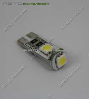 Лампа габаритных огней Т10 3SMD CANBUS-W