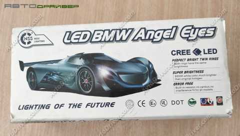 Габаритные огни LED BMW angel eye NS-AE-H8-32W-C